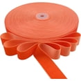 thumbnail image 1 of BokingOne Vintage Orange Velvet Ribbon, 1 Inch X 30Yds Single Face Velvet Ribbon for Gift Wrapping Home Wedding Party Decorations Arts Crafts, 1 of 7