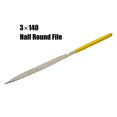 thumbnail image 1 of File Plastic Handle Metal Stone Grinding Flat Needle Jewelry Polishing Half Round File, 1 of 7
