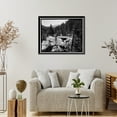 thumbnail image 4 of Historic Framed Print, Middle Fork Stanislaus River Bridge, Spans Middle Fork Stanislaus River at State Highwa, Dardanelle vicinity, Tuolumne County, CA, 17-7/8" x 21-7/8", 4 of 9