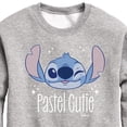 thumbnail image 3 of Disney - Lilo & Stitch - Pastel Cutie - Toddler & Youth Crewneck Fleece Sweatshirt, 3 of 5