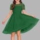 thumbnail image 2 of Vestido Largo Casual Vestido Casual de Polka de Moda para Niños con Falda de la Princesa de Manga Corta de Malla Y Falda de Gasa de Malla Vestido de la Princesa Del Bebé, 2 of 6
