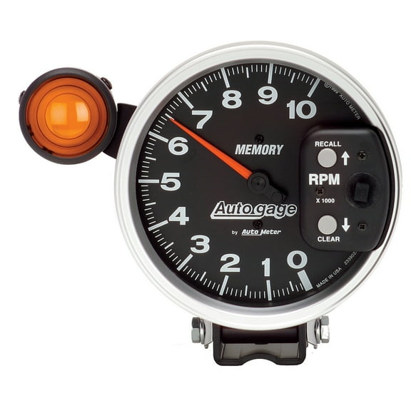 AUTO METER 233906 5IN TACH, 10,000 RPM, SHIFT-LITE & MEMORY, AG