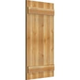 thumbnail image 2 of 21 1/2"W X 41"H Timbercraft Four 5 3/8" Boards Joined Board-N-Batten Shutters, Rough Sawn Western Red Cedar (Per Pair), 2 of 13