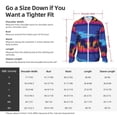 thumbnail image 5 of Uemuo Beach with Palm Trees Pattern Women's Full Zip UPF 50+ Sun Protection Hoodie Jacket Long Sleeve Sun Shirt Hiking Outdoor Performance with Pockets-Large, 5 of 9
