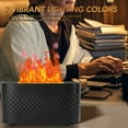 thumbnail image 4 of Difusor De Fuego, 7 Colores, Difusor De Llama Ligera, USB, Acabado En Negro, Escritorio Para Oficina De Hotel En Casa, 4 of 7