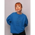 thumbnail image 2 of Cute Taurus Sign. Sweatshirt Women -Image by Shutterstock, Female Large, 2 of 4