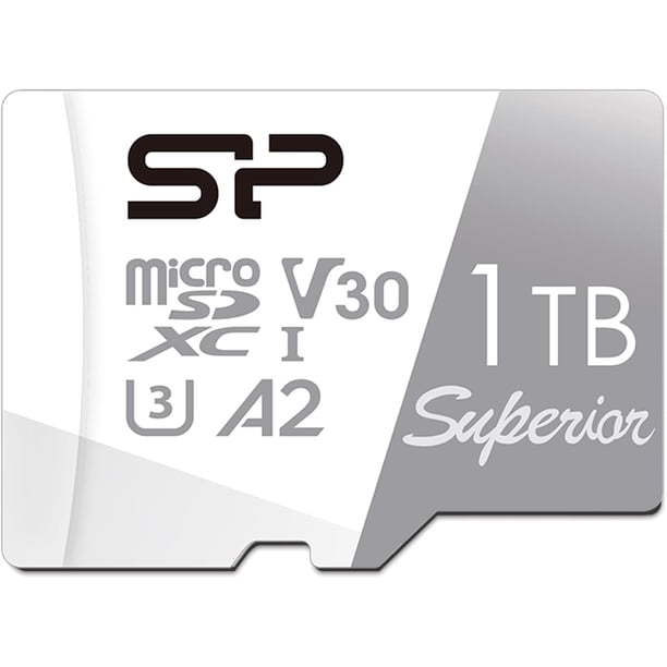 Tarjeta micro SDXC Silicon Power Superior de 1 TB UHS-I (U3) 4K A2