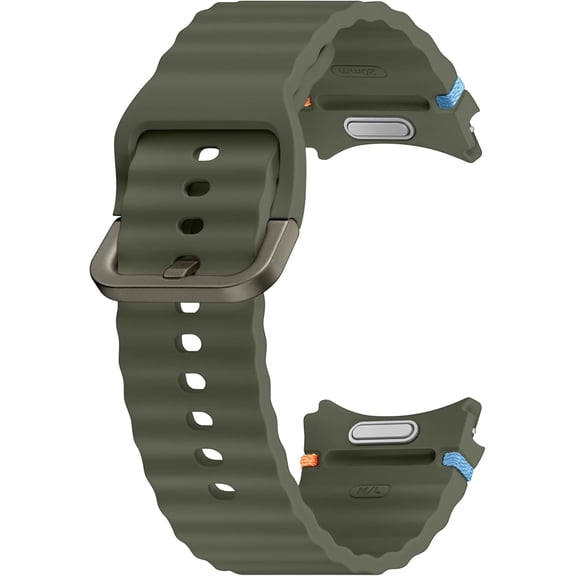 OEM Samsung Galaxy Watch 7 Rubber & Sport Band SM Green Replacement Strap for Men and Women