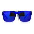 thumbnail image 2 of Kush Mens Neon Pop Horn Rim Sport Horned Sunglasses Blue, 2 of 4