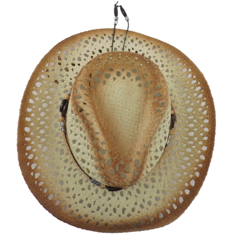 Straw Cowboy Hat Men Cowgirl Hats Women Sun Hat Sombreros  display picture 1