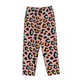 thumbnail image 6 of Uemuo Leopard Pattern Women's Wide Leg Palazzo Lounge Pants with Pockets Light Weight Loose Comfy Casual Pajama Pants-XX-Large, 6 of 9