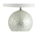 thumbnail image 7 of JONATHAN Y Zuri 23.5" Coastal Contemporary Capiz Seashell Sphere LED Table Lamp, Pearl/White, JYL1055A, 7 of 7