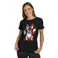 thumbnail image 2 of Patriotic Siamese 4th of July Independence Paws Shirt T-shirt Unisex Merch Cat Lover Kitten Owner Gifts - 02010, 2 of 6