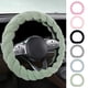 thumbnail image 1 of Cubierta del volante - Polar suave antideslizante para llantas de 14-15 pulgadas, calor y agarre invernal, ajuste universal para coches, gris, 1 of 9