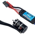 thumbnail image 3 of Controlador de electrónico Motor sin escobillas 18A ESC para 1/24 1/28 1/32 RC Car reemplaza 3800KV Sunnimix controlador de velocidad, 3 of 7