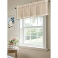 thumbnail image 6 of Valance Curtains for Kitchen Windows Pure Color Colors Of Light CharcoalRod Pocket Valance Simple BackgroundShort Window Curtain Topper for Bedroom Living Room Bathroom 54x18in,1&nbsp;Panel, 6 of 9
