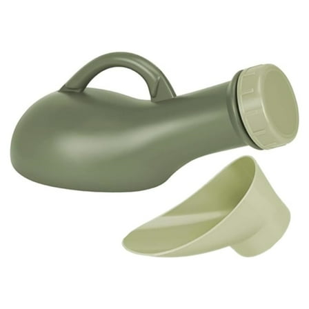 Portable Unisex Urinal Bottle with Funnel for Camping, Travel, and Outdoor Activities - 1000ML