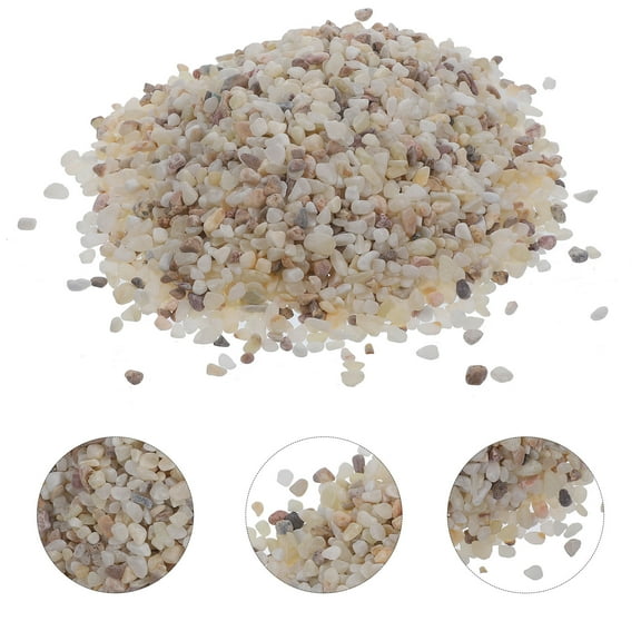 OUNONA Aquarium Gravel Stones Fish Tank Decorations Natural Colorful Aquarium Substrate for Freshwater and Tanks