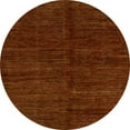 thumbnail image 1 of Ahgly Company Machine Washable Indoor Round Abstract Dark Red Area Rugs, 5' Round, 1 of 7