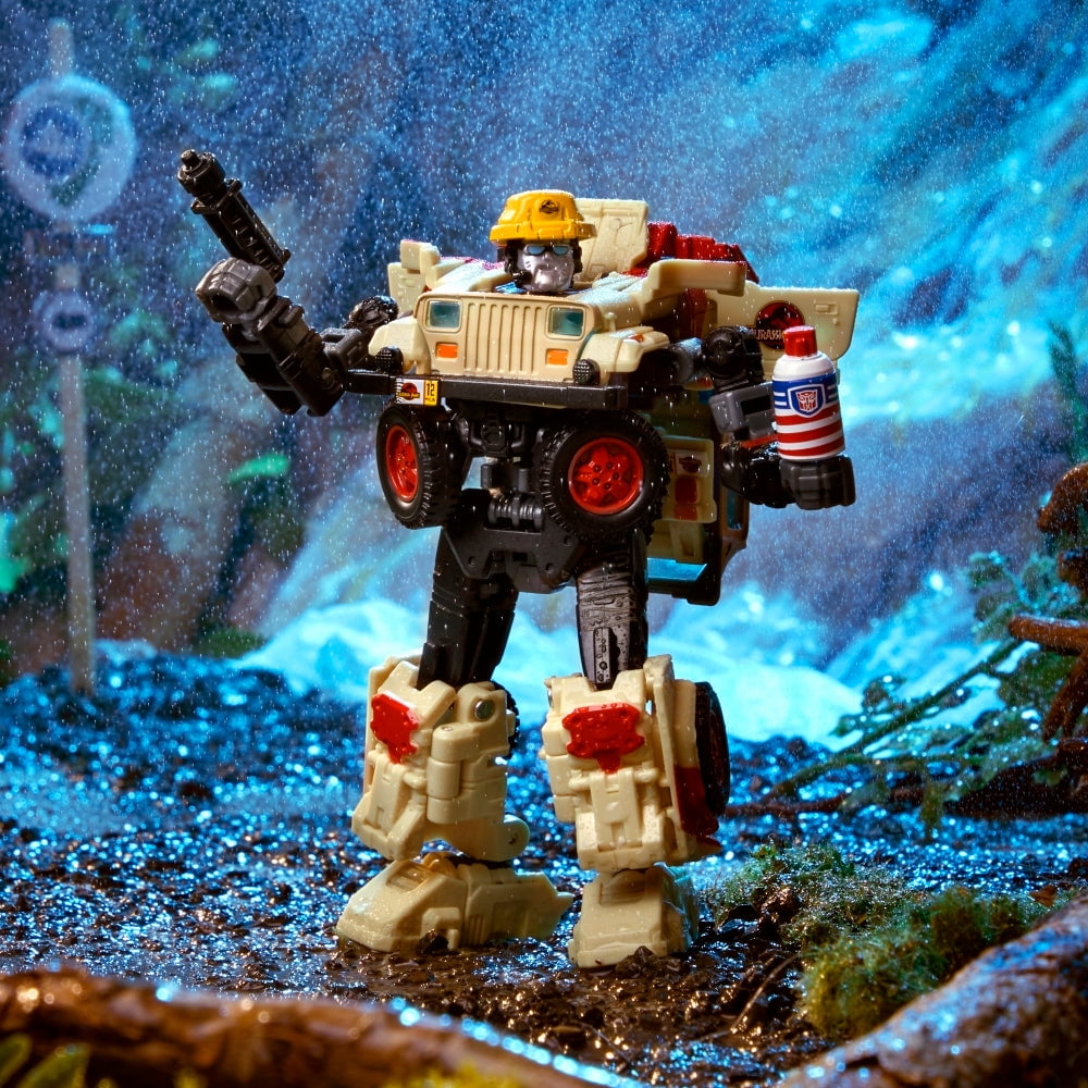 Transformers x Jurassic Park Dinosaur Bot Toy: Dilophocon