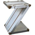 thumbnail image 7 of NauticalMart Aviator Z Shaped Industrial Side Table Aluminum Bedside Table Aviation Nightstand Furniture for The Living Room and Bedroom, 7 of 7