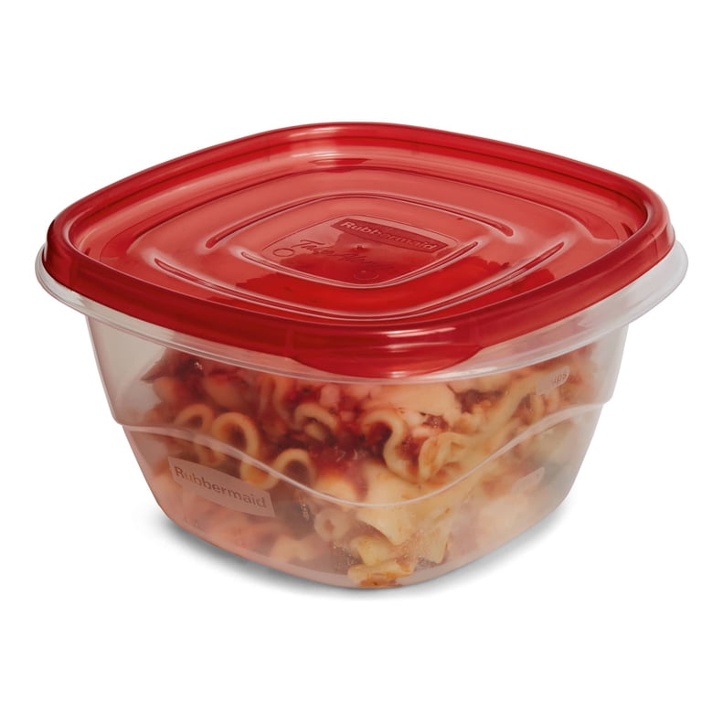 Rubbermaid TakeAlongs Deep Square Food Storage Set, 4-Pack photo 7