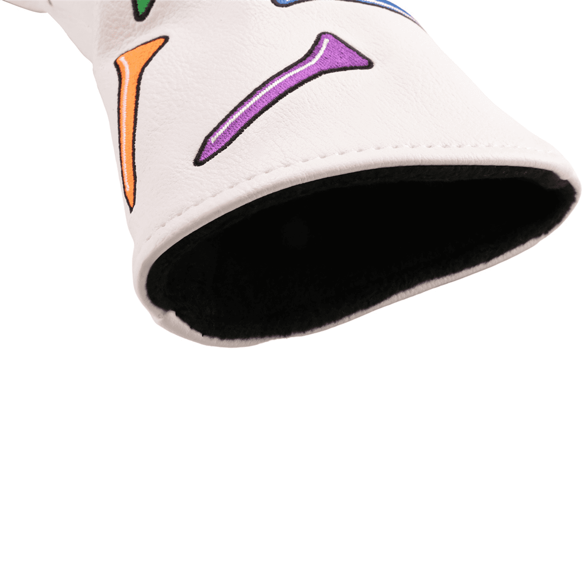 2X Tees Pattern Golf Club Cover for Driver,Fairway,Hybrids-Golf Driver Headcover/Golf Fairway Wood/Hybrid Club