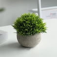 thumbnail image 6 of Artificial Flowers Ceramic Vase Fake Flower Arrangement Home Decor Living Room Table Centerpiece Office Desktop Decoration Realistic Floral Ornament No Maintenance Indoor Display Gift Idea, 6 of 6