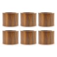 thumbnail image 1 of Anillos para Servilletas Rústicos de Madera DII Juego de 6 Piezas, 1 of 7