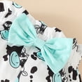 thumbnail image 5 of Baby Girl Clothes Newborn Infant Summer Outfits Ruffle Romper and Shorts with Headband Sets for 0-3-6-9-12-18 Months Kaprioy Baby Clothes for Girls, 5 of 7