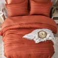 thumbnail image 2 of Davulos King Size Comforter Set 7-Piece Bed Set for All Seasons Red Bed in a Bag with Comforter, Sheets, Pillowcases & Shams, 2 of 7