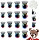 thumbnail image 1 of 64 ojos de seguridad con pestañas de 12/14/16/18 mm para peluches, ojos de ganchillo arcoíris, ojos de plástico para manualidades, ojos para amigurumi con arandelas, 1 of 5