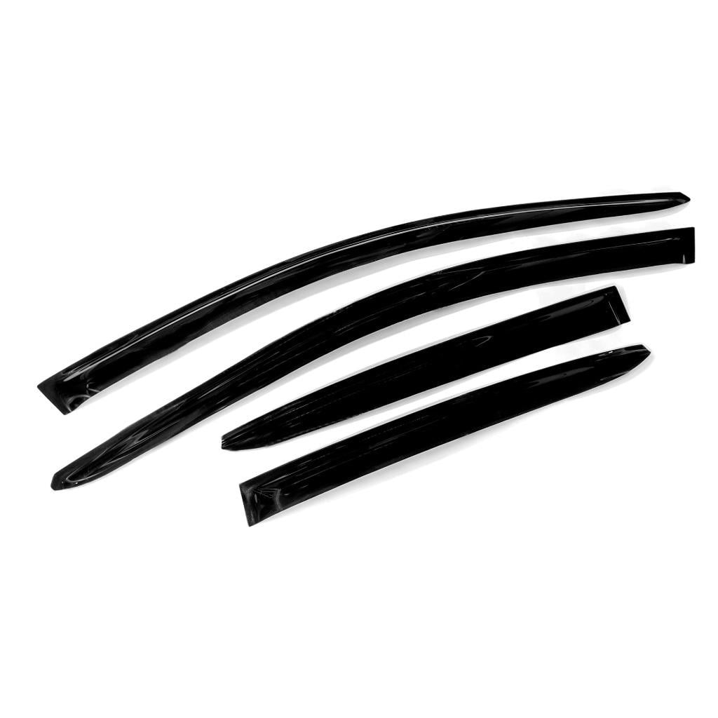 Sizver Smoked Window Visors/Wind Rain Deflector Rain Guard For 2012