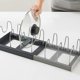 thumbnail image 2 of DrawerStore Expanding Cookware Organiser, Space saving storage for pan lids, baking trays - Grey, 2 of 4