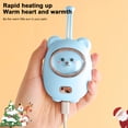 thumbnail image 6 of Viflosae Hand Warmer Cute Bear Modelling Fast Heating Speed Heating Temperature Regulation Portable Rechargeable Hand Warmer Built-in LED Light Electronics Gadgets, 6 of 8
