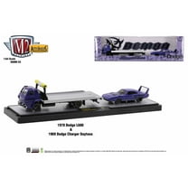 M2 Machines Auto Hauler 53 1970 Dodge L600 & 1969 Dodge Charger Daytona