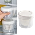 thumbnail image 1 of Caja de Almacenamiento ANGGREK Drenaje de ajo redonda Plástico Transparente, 1 of 7
