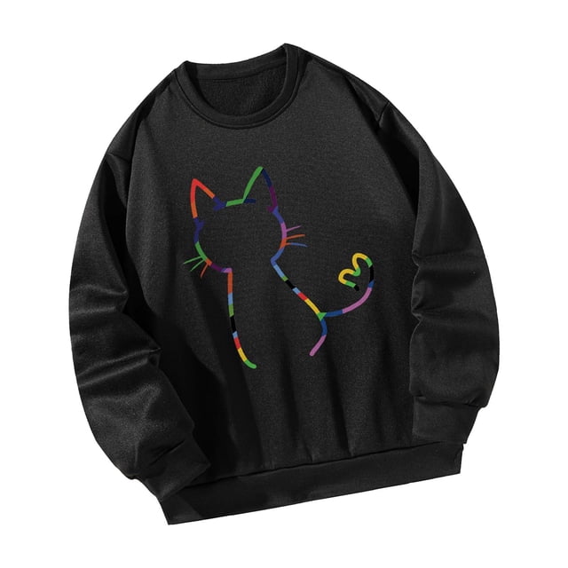 Sudadera de mujer Casual suave cuello redondo sudadera para compras deportivas al aire libre SG Yuyangstore Sudadera Mujer