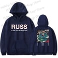 thumbnail image 3 of Sudadera con capucha de Russ It was you all Along Tour, de invierno, para hombre y mujer, unisex, informal, de manga larga, con capucha, ropa de calle, 3 of 5