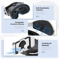 thumbnail image 2 of VR Headset 3D Virtual Reality Glasses Adjustable Headband 3D VR Virtual Reality Glasses for & OLED, 2 of 5