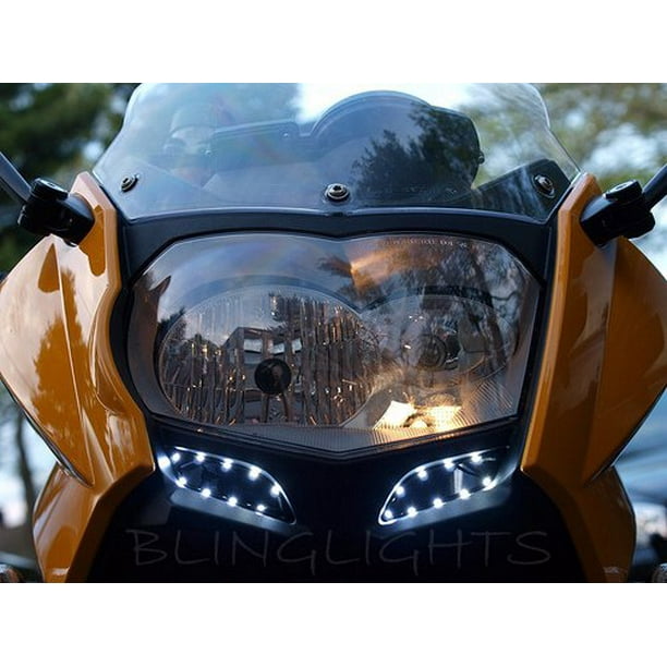 New Bmw F800st F800s F800r Led Drl Accent Strips For Headlamp Headlight Day Time Running Lights Lamps Walmart Com Walmart Com