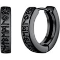 thumbnail image 1 of Aros Huggie con runas vikingas Yashi 12 mm empaque regalo, 1 of 5