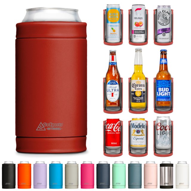 Enfriador Aislado para Latas DUALIE 3 en 1 para Latas y Botellas de 355 mL