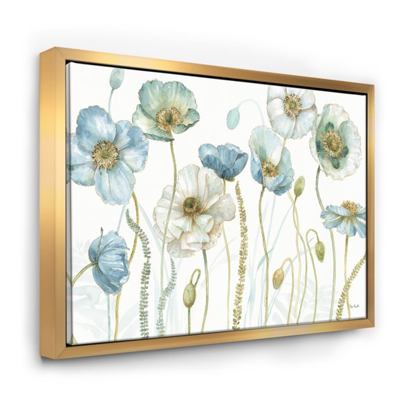 My Greenhouse Cottage Flowers IV - Traditional Framed Canvas