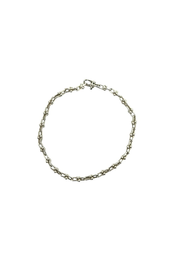 Pre-Owned TIFFANY&Co. Tiffany HardWear Microlink Bracelet, Sterling Silver 925, Accessory,...