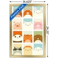 thumbnail image 3 of Kawaii - Furry Friends Wall Poster, 14.725" x 22.375" Framed, 3 of 6