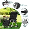 thumbnail image 6 of NAIZEA Zero Gravity Chair, Reclining Lounge Chair with Removable Cushion and Cup Holder for Indoor and Outdoor, Patio Recliner Folding Reclining Chair, 6 of 7