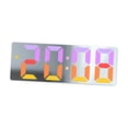 thumbnail image 4 of Tnarru Digital Alarm Clock Bedside Clock 12 Hour/24 Hour,Portable ,LED Electronic Clocks LED Bedroom,Alarm Clocks for Office Desktop White, 4 of 8