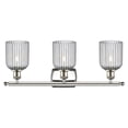 thumbnail image 2 of 516-3W-PN-G559-5SM Innovations Lighting Bridal Veil - 3 Light Bath Vanity-10 Inch Tall and 25 Inch Wide-Polished Nickel Finish-Light Smoke Glass Color, 2 of 2