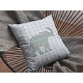 thumbnail image 4 of Amrita Sen Elephant Silhouette Broadcloth Pillow In Blue CAPL76BrCDS-BL-28x28, 4 of 9